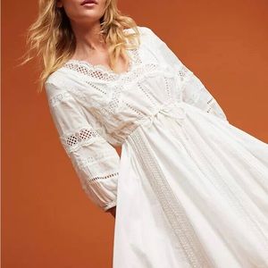 Anthropologie Eri + Ali Gustavia white dress M